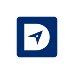Logo App icon blue